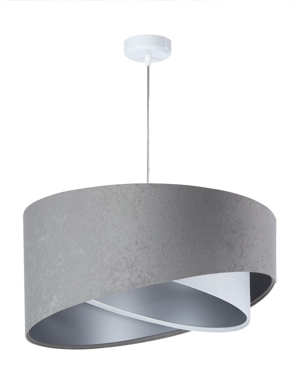 BPS Koncept Galaxy lampada sospesa 1x60 W bianco-grigio/cenere-argento 060-021