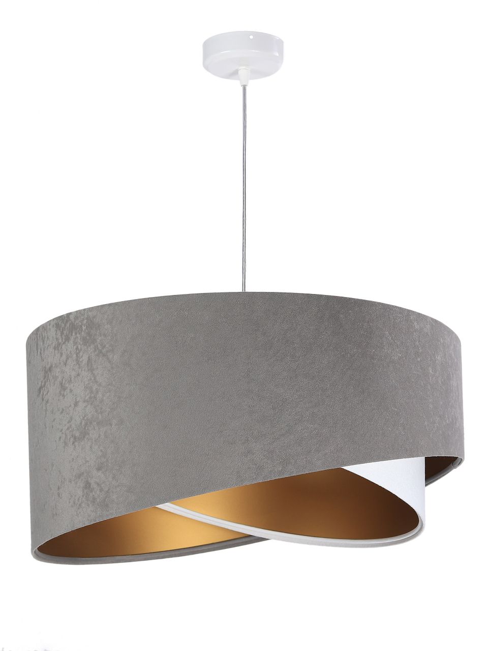 BPS Koncept Galaxy lampada sospesa 1x60 W bianco-oro -grigio/cenere 060-024