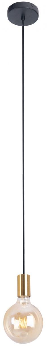 MaxLight Todi lampada sospesa 1x40 W nero-oro P0398