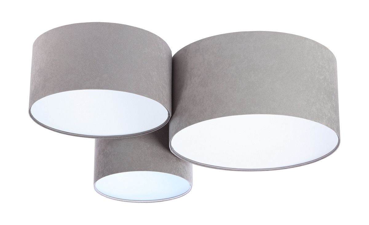 BPS Koncept Plafoniady plafoniera 3x60 W bianco-grigio 080-012