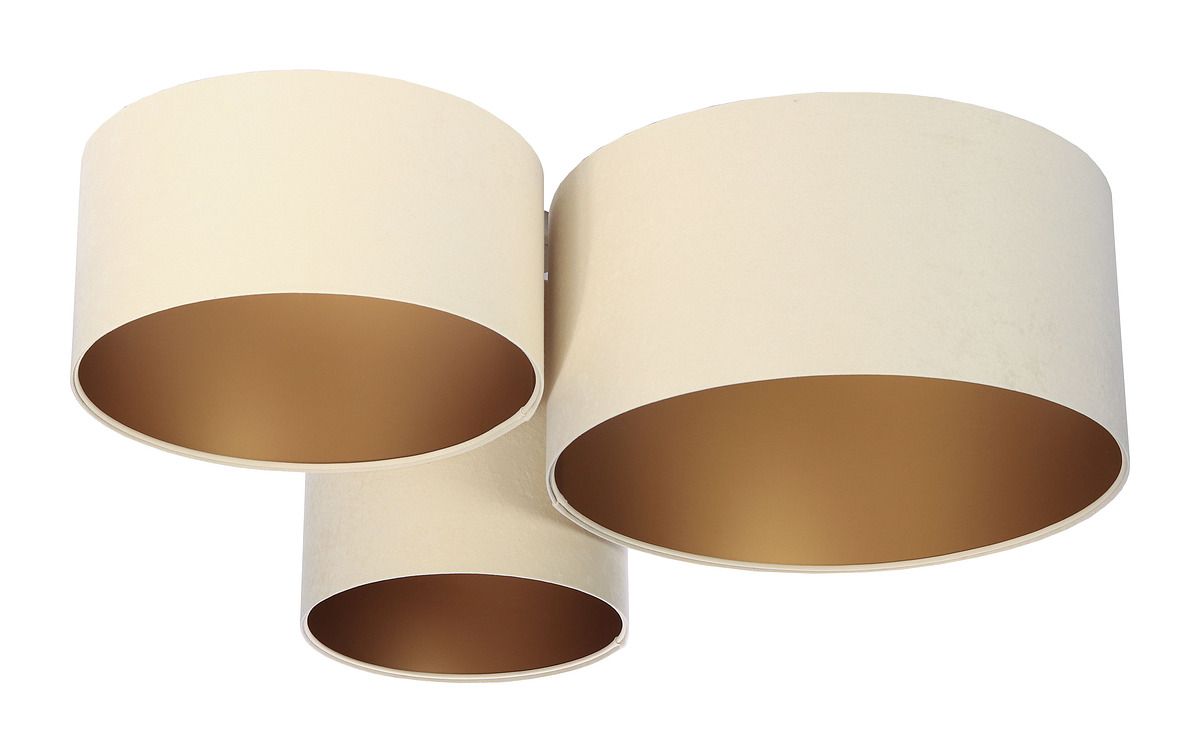 BPS Koncept Plafoniady plafoniera 3x60 W oro -crema 080-034
