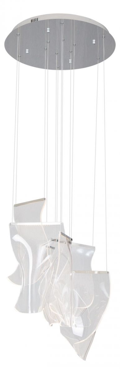 MaxLight Silk lampada sospesa 1x15 W cromo P0371D