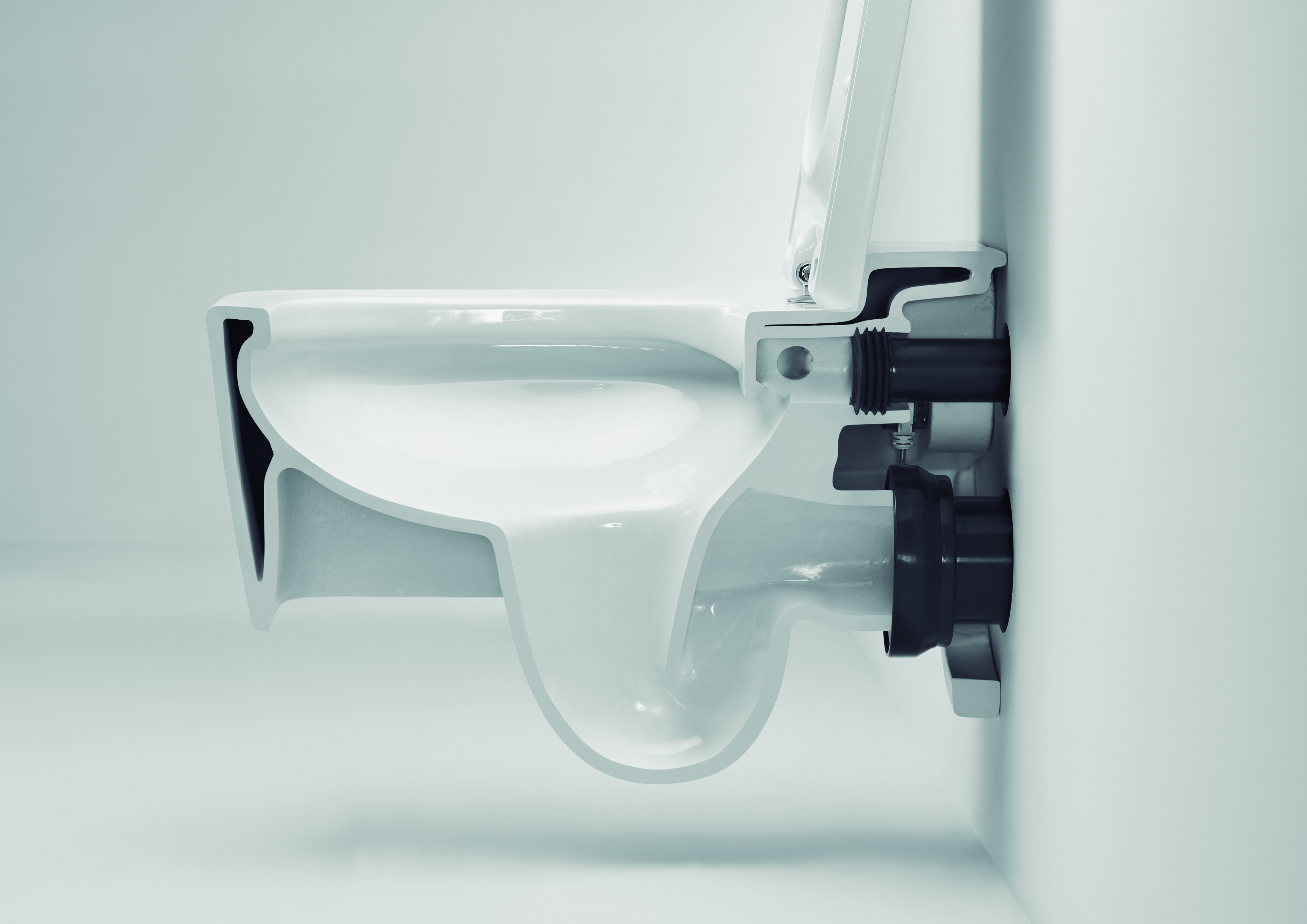 Set vaso WC Roca Gap A34647L000, copriwater Roca Gap Square A801472003