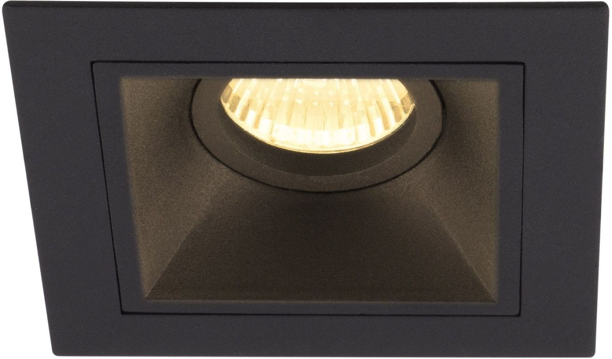 MaxLight Hit I lampada da incasso 1x50 W nero H0090