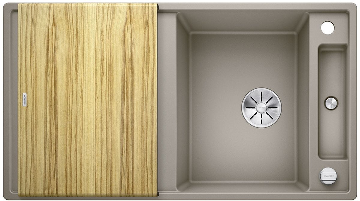 Blanco Axia III 5 S lavello in granito 91.5x51 cm beige 523212