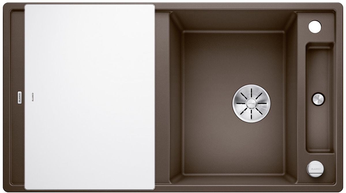 Blanco Axia III 5 S lavello in granito 91.5x51 cm marrone 523224