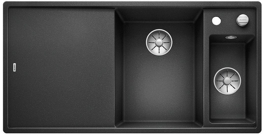 Blanco Axia III 6 S lavello in granito 100x51 cm antracite 523462