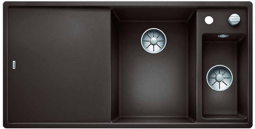 Blanco Axia III 6 S lavello in granito 100x51 cm marrone 523471