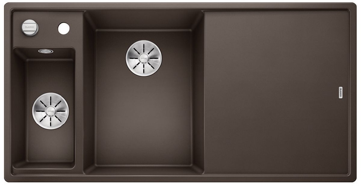 Blanco Axia III 6 S lavello in granito 100x51 cm marrone 524652