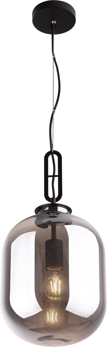 MaxLight Honey lampada sospesa 1x60 W nero-fumé P0296