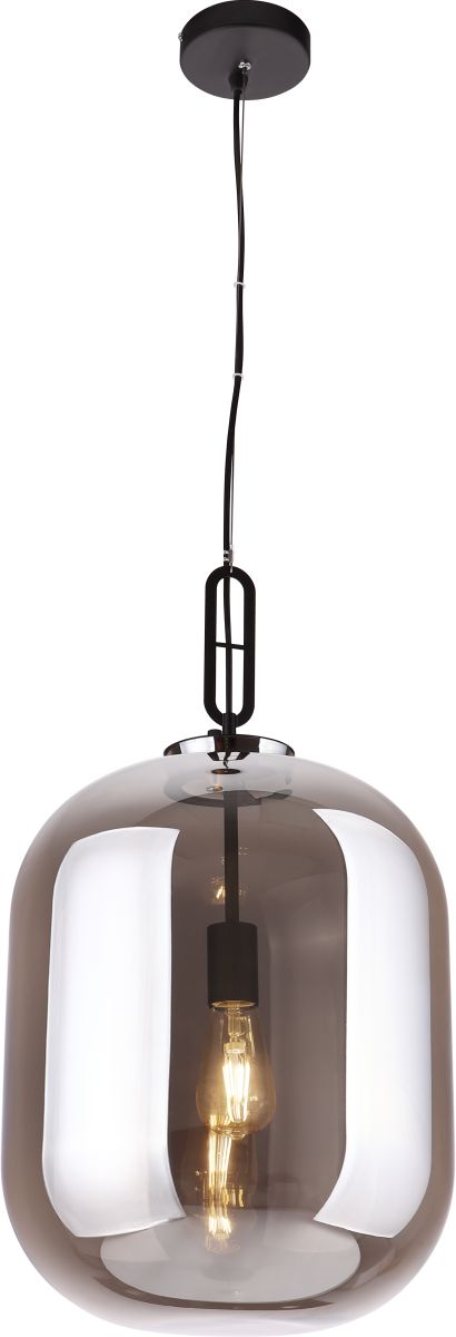 MaxLight Honey lampada sospesa 1x60 W nero-fumé P0298