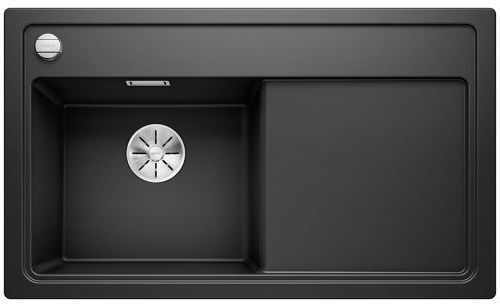 Blanco Zenar 45 S lavello in granito 86x51 cm nero 526034