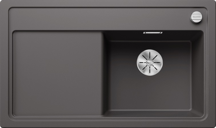 Blanco Zenar 45 S lavello in granito 86x51 cm grigio/grafite/inox 523785