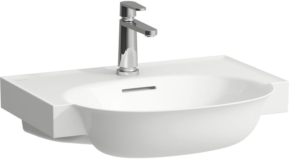 Laufen The New Classic lavabo 60x48 cm semicircolare a parete-da mobile bianco lucida H8138530001041