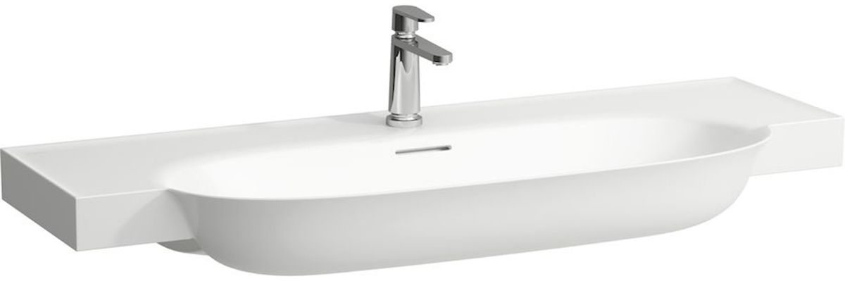 Laufen The New Classic lavabo 120x48 cm semicircolare a parete-da mobile bianco lucida H8138584001081