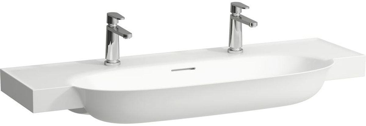 Laufen The New Classic lavabo 120x48 cm semicircolare a parete-da mobile bianco H8138584001071
