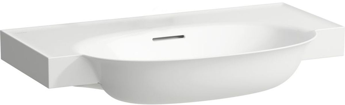 Laufen The New Classic lavabo 80x48 cm semicircolare a parete-da mobile bianco H8138550001091