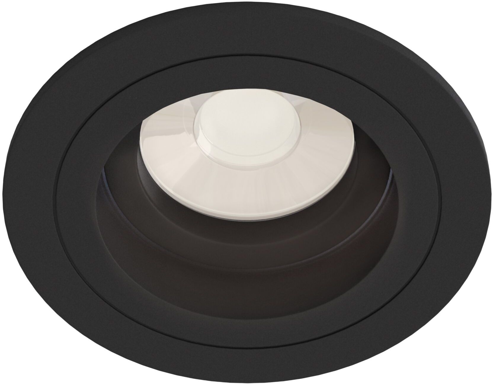 Maytoni Atom lampada da incasso 1x50 W nero DL025-2-01B
