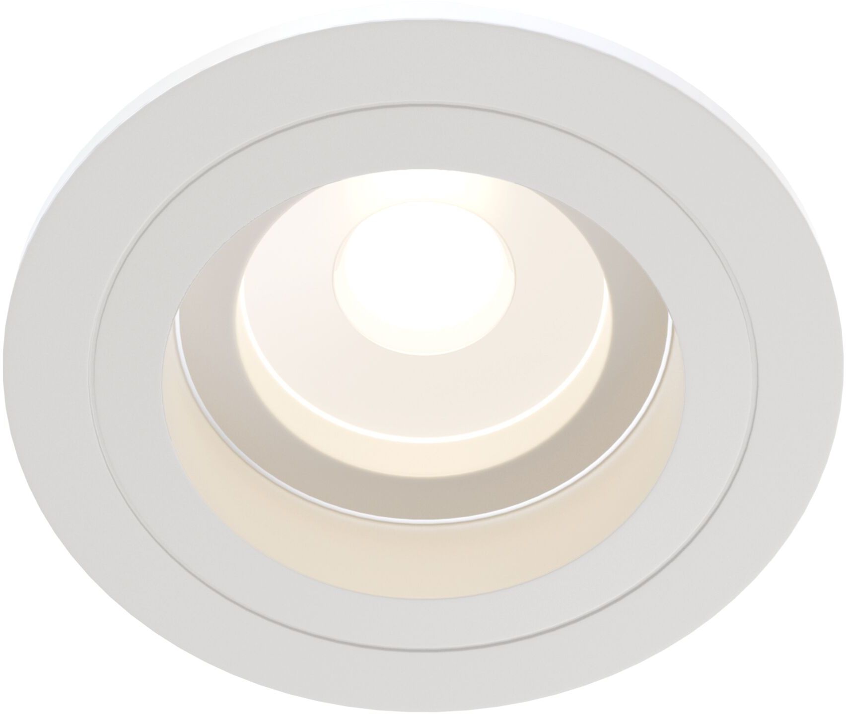 Maytoni Atom lampada da incasso 1x50 W bianco DL025-2-01W