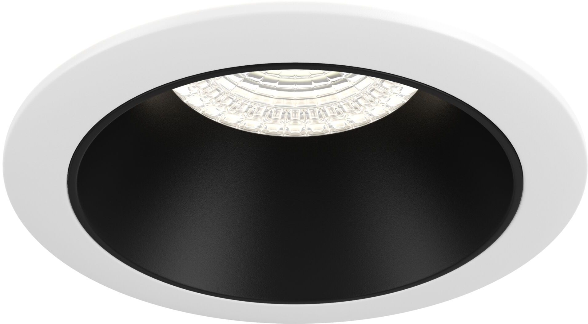 Maytoni Share lampada da incasso 1x15 W bianco-nero DL053-01WB