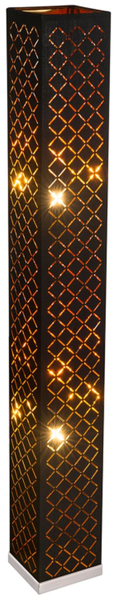 Globo Lighting Clarke lampada da terra 2x40 W nero-oro 15229S2