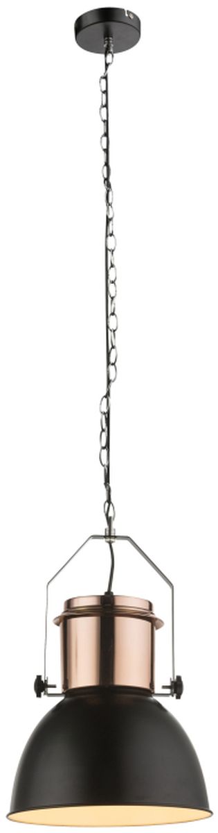 Globo Lighting Kutum lampada sospesa 1x40 W nero-rame 15282