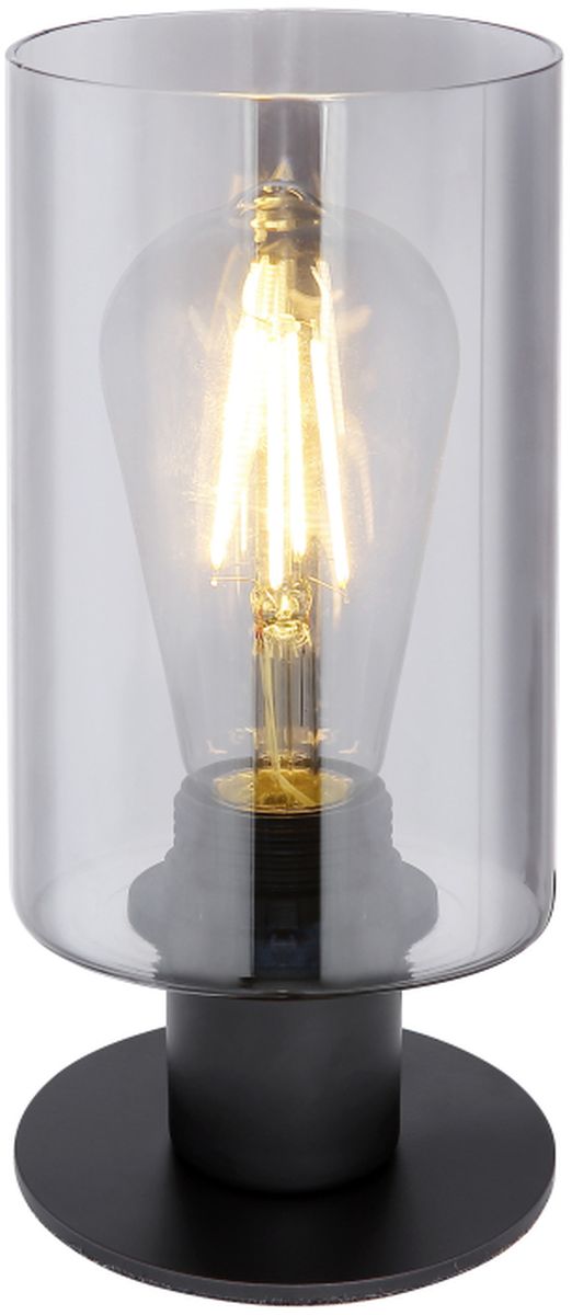 Globo Lighting Hadera lampada da tavolo 1x60 W nero-fumé 15465T