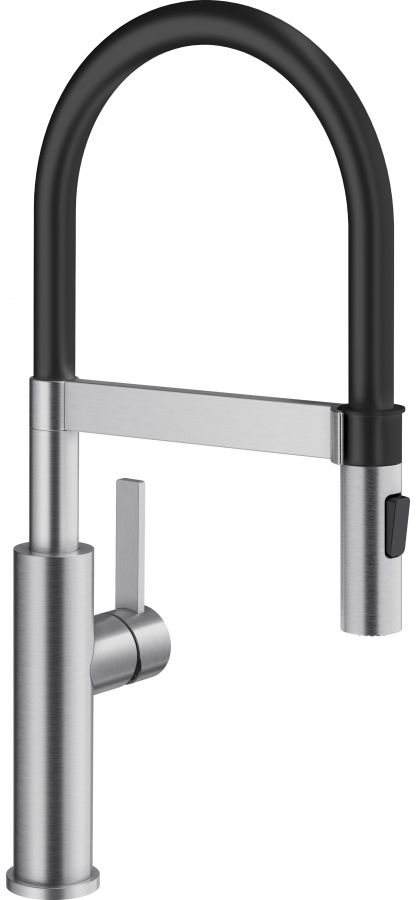 Blanco Sonea-S Flexo rubinetto da cucina verticale acciaio inossidabile-nero 526616