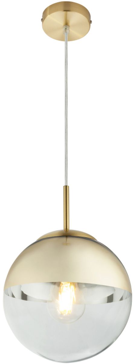 Globo Lighting Varus lampada sospesa 1x40 W trasparente-oro 15855