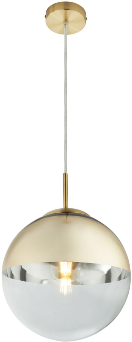 Globo Lighting Varus lampada sospesa 1x40 W trasparente-oro 15856