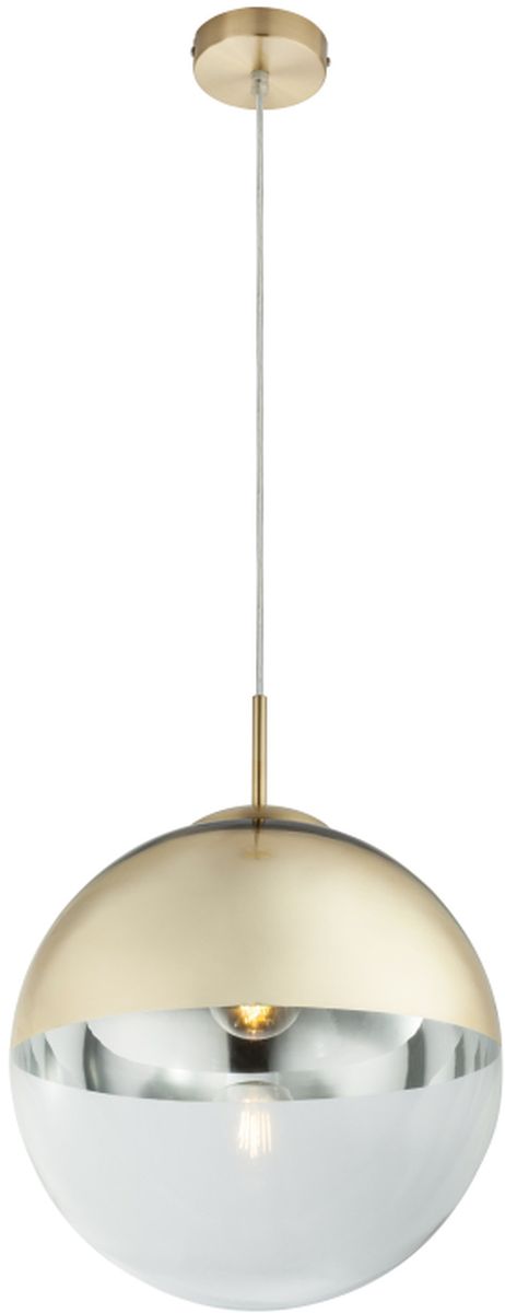 Globo Lighting Varus lampada sospesa 1x40 W trasparente-oro 15857