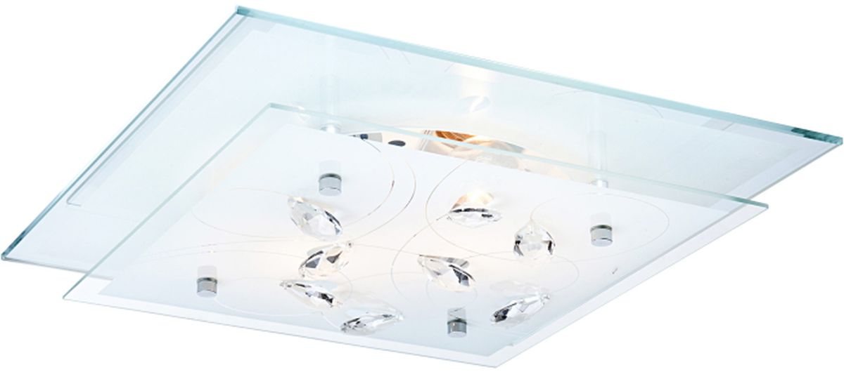 Globo Lighting Jasmina plafoniera 2x60 W bianco 40408-2