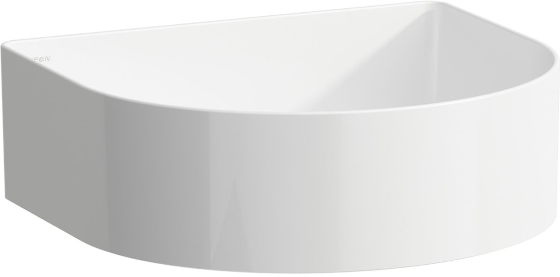 Laufen Sonar lavabo 41x36.5 cm semicircolare da appoggio bianco H8123427571121