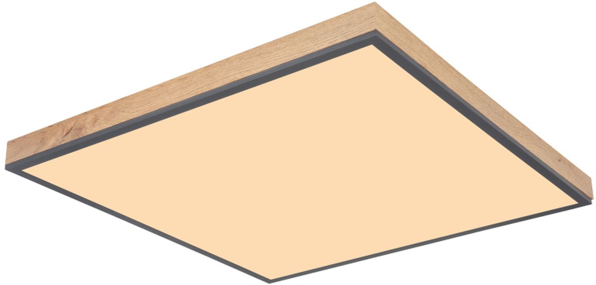 Globo Lighting Doro plafoniera 1x36 W bianco-legno-grafite 416080WD3