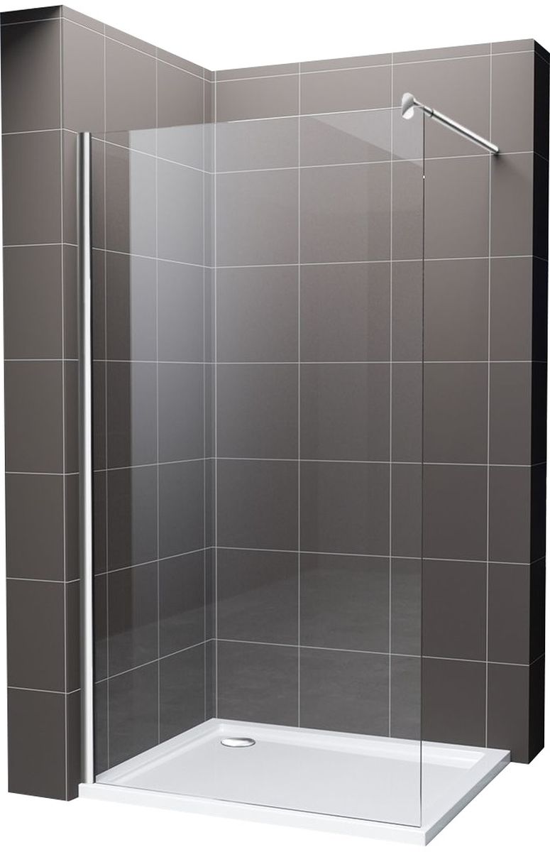 Hagser Bertina parete doccia walk-in 90 cm cromo lucida/vetro trasparente HGR15000022