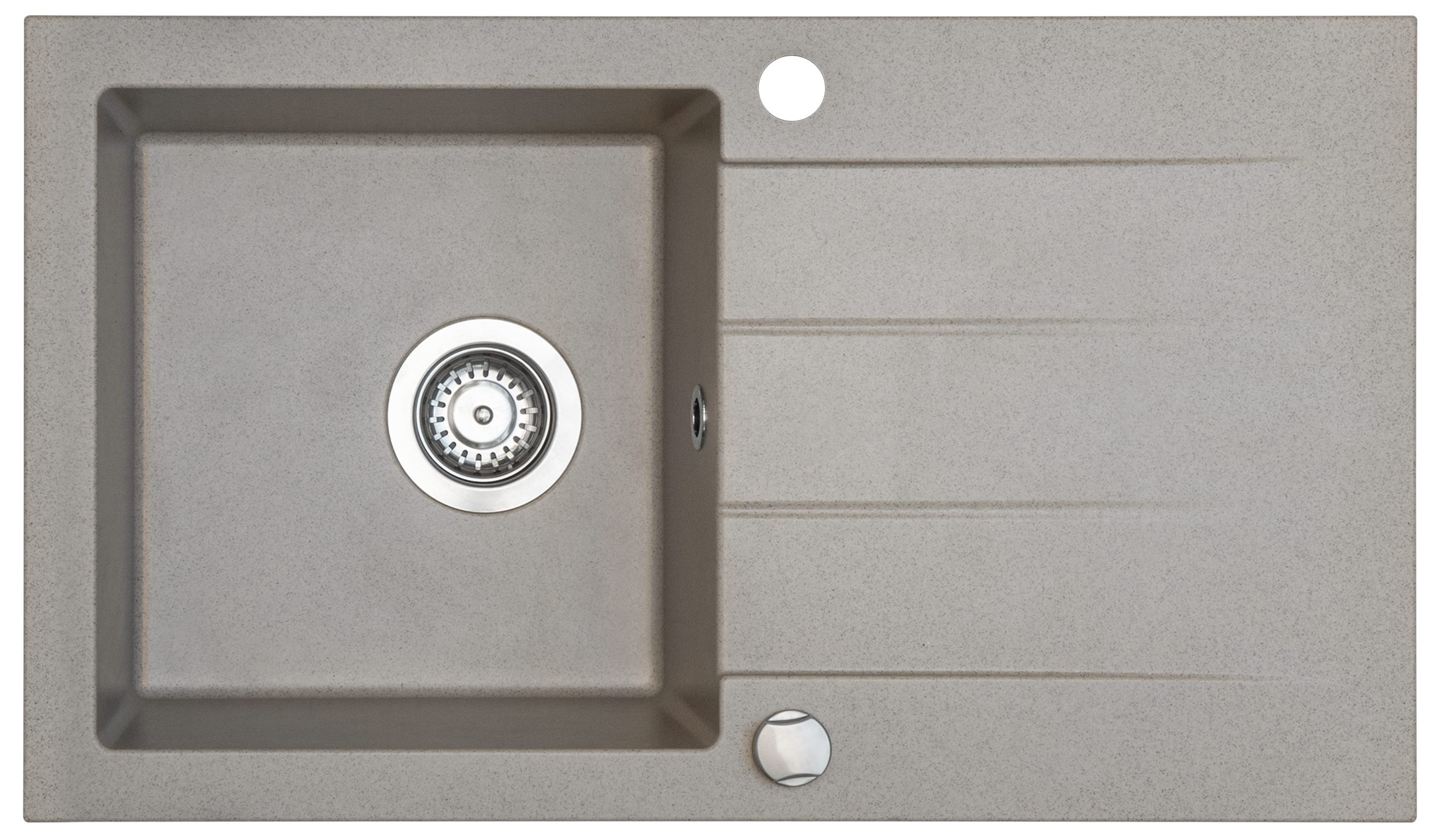 iceBerg Focus lavello in granito 76x44 cm beige ZFS0711