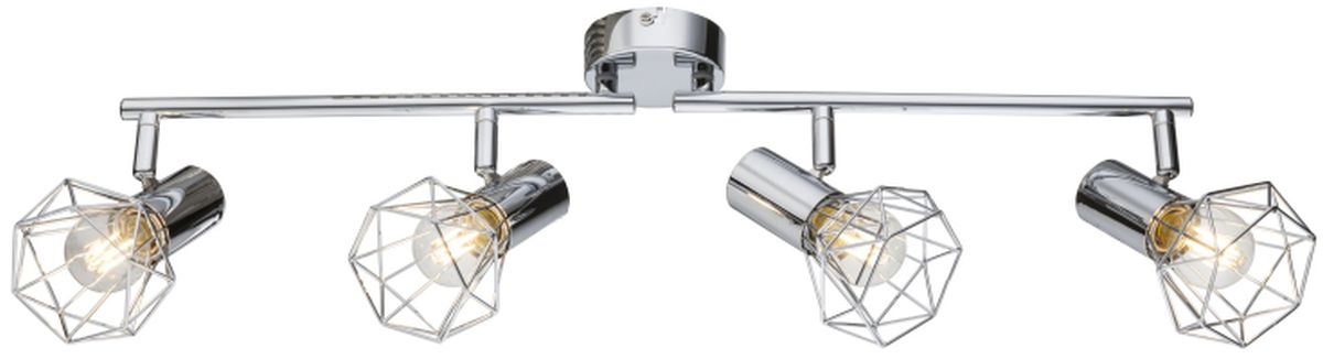 Globo Lighting Xara I lampada da soffitto 4x40 W cromo 54802-4