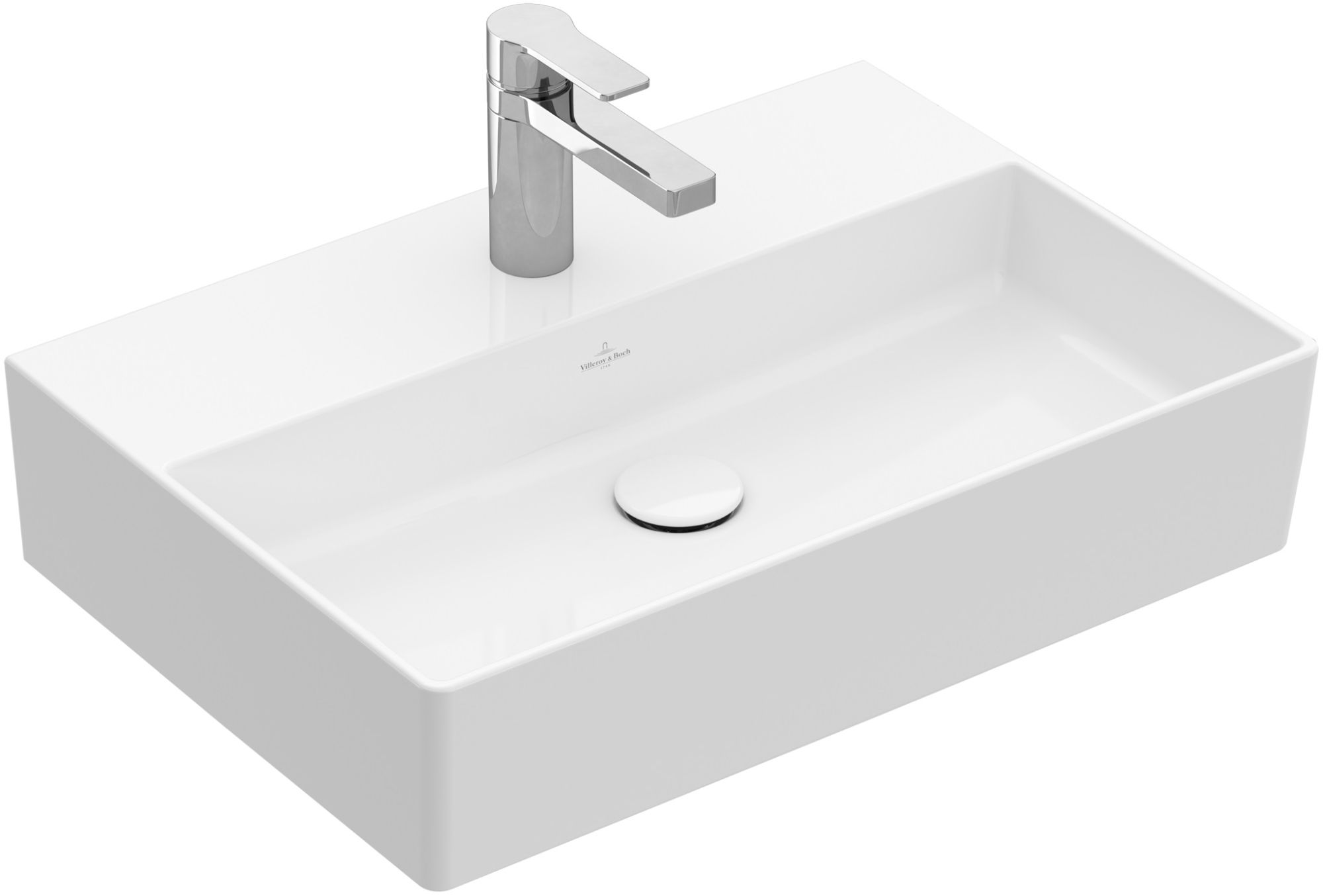 Villeroy & Boch Memento 2.0 lavabo 60x42 cm rettangolare a parete-da mobile bianco 4A226GRW