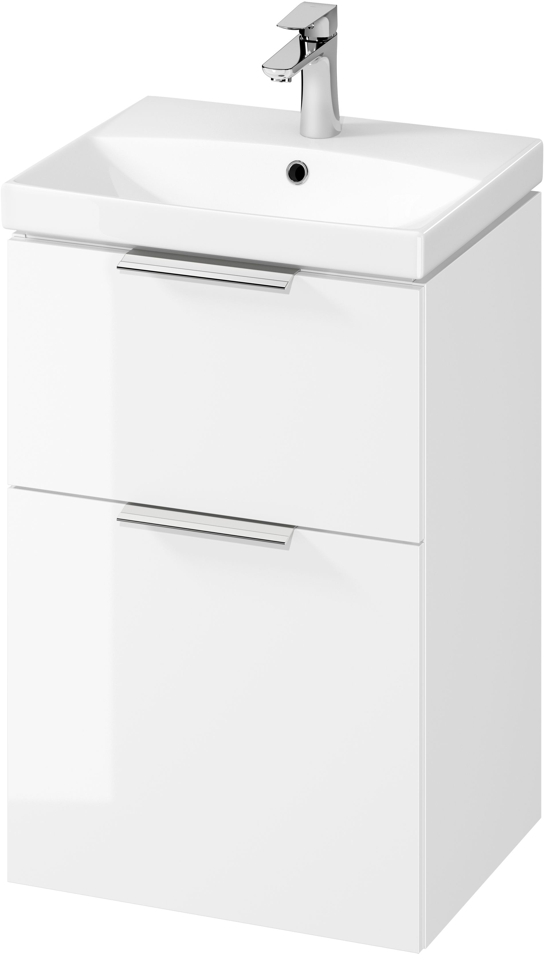 Cersanit City lavabo con armadietto 50.5 cm bianco S801-421