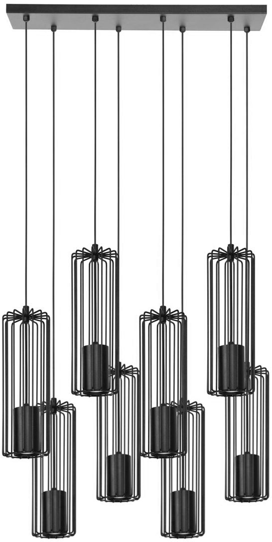 Kaja Falcon lampada sospesa x10 W nero K-4933