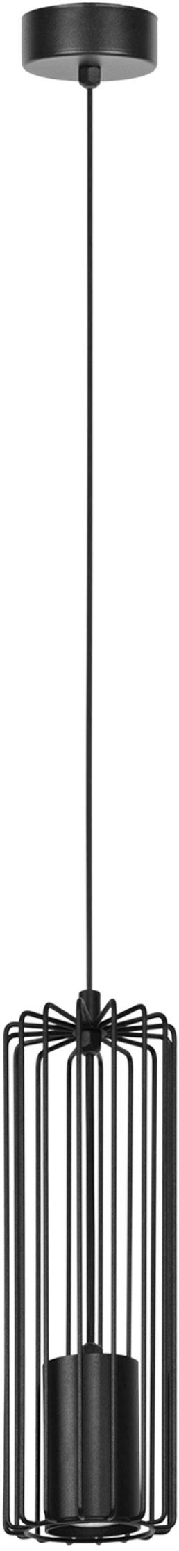 Kaja Falcon lampada sospesa 1x10 W nero K-4930