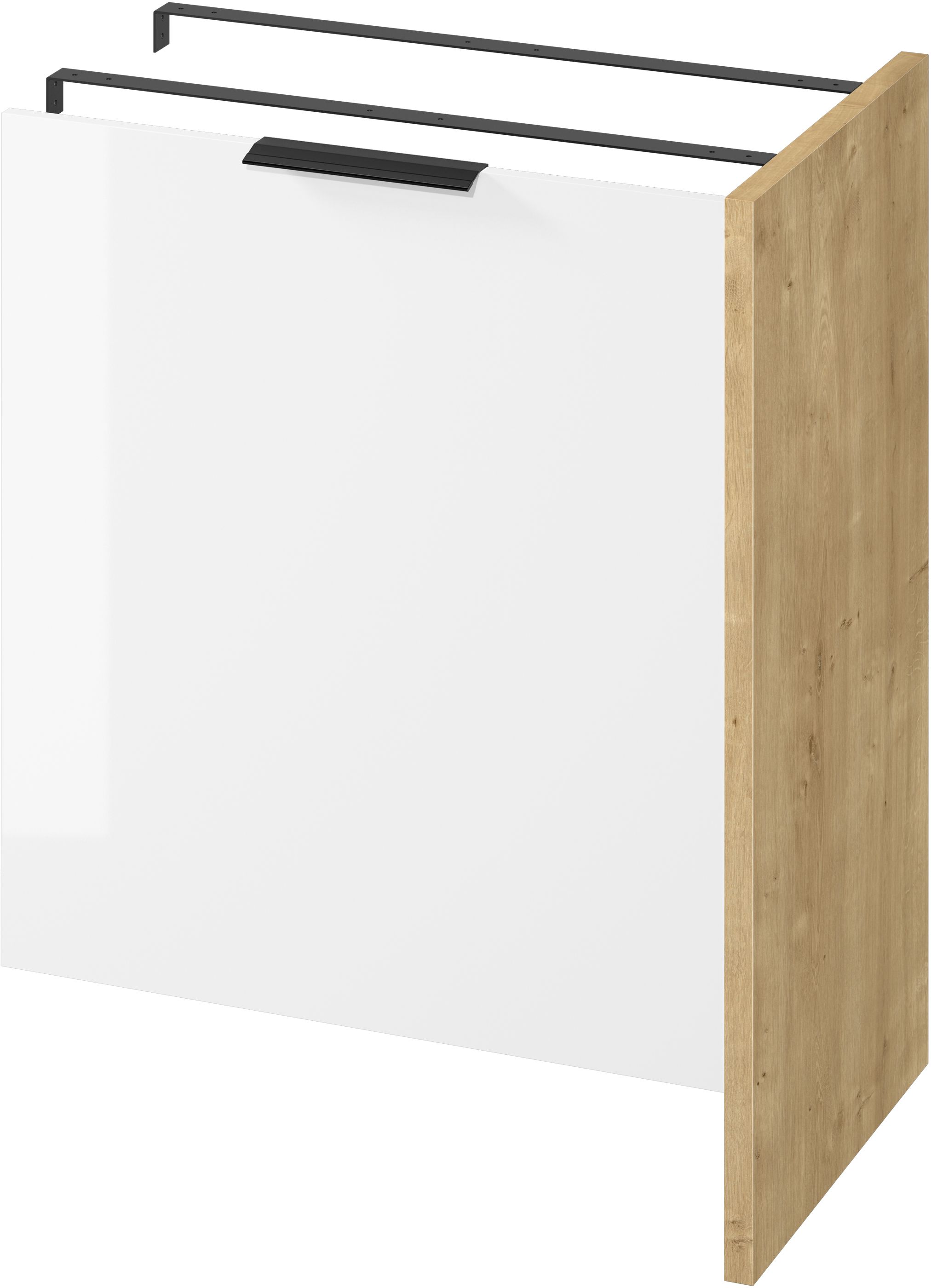 Cersanit City armadietto 67.5x44.8x71.6 cm bianco -rovere S584-037-DSM