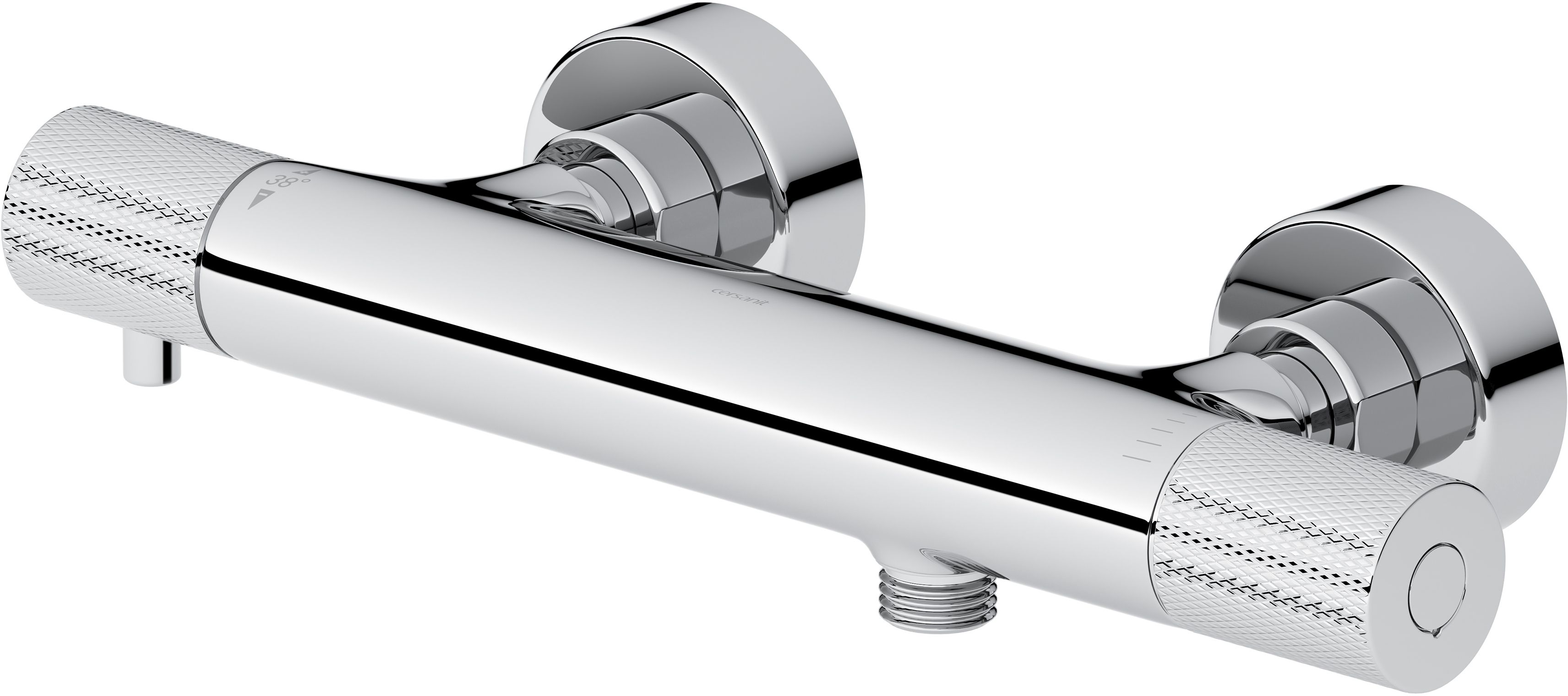 Cersanit Zen rubinetto per doccia a parete con termostato cromo S951-581