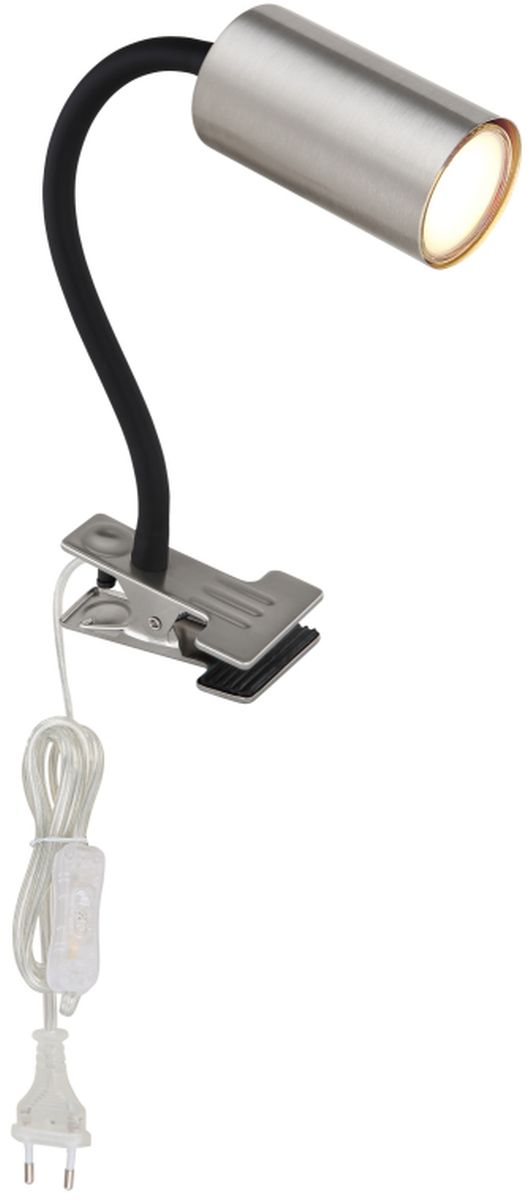 Globo Lighting Robby lampada da scrivania 1x25 W nero-nichel 57911K