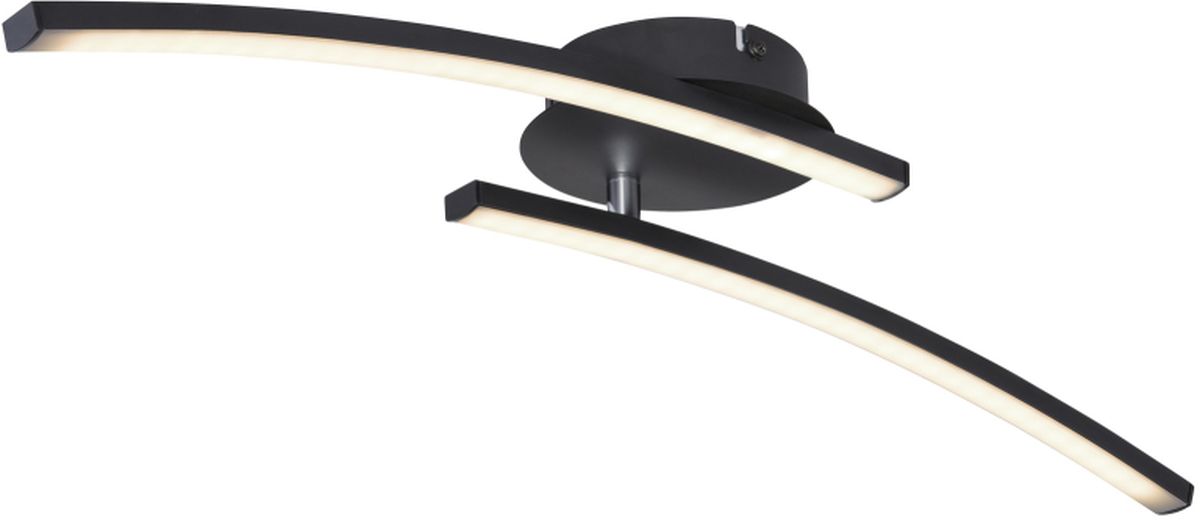Globo Lighting Tansy I lampada da soffitto 1x12 W nero-opale 67129-12