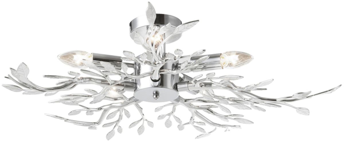Globo Lighting Flash lampada da soffitto 5x40 W cromo 68541-5