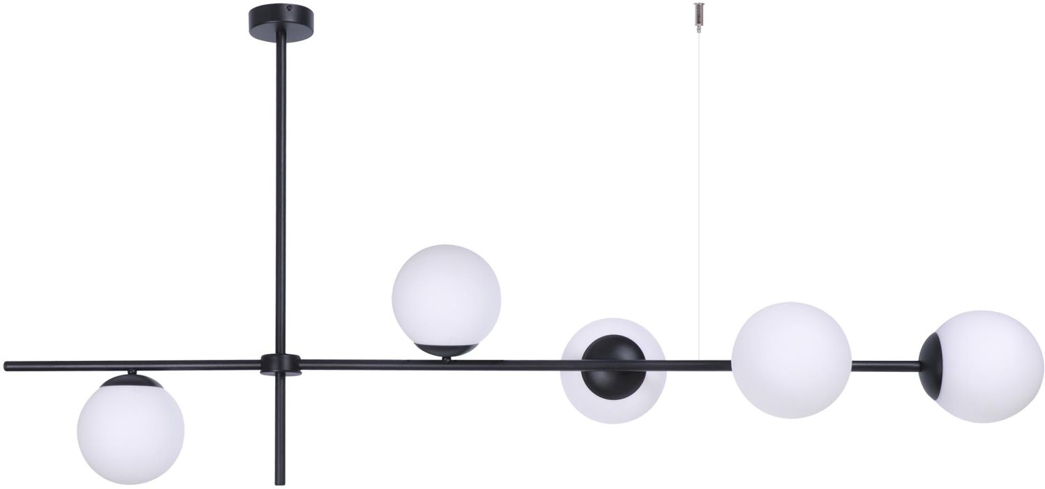 Kaja Vuelta lampada sospesa 5x40 W bianco-nero K-4738