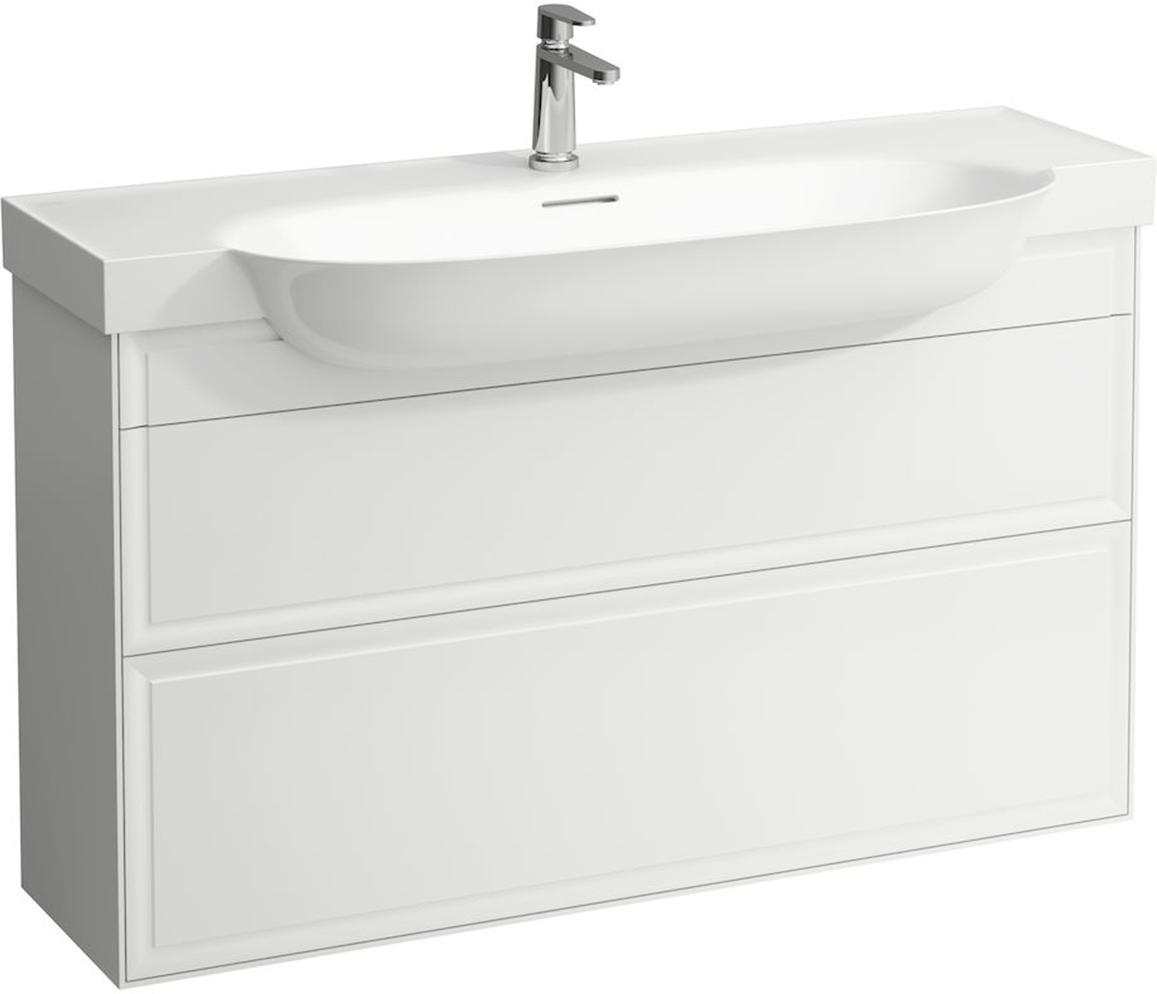 Laufen The New Classic armadietto 117.7x31.6x67.7 cm sottolavabo sospeso bianco H4060520856311