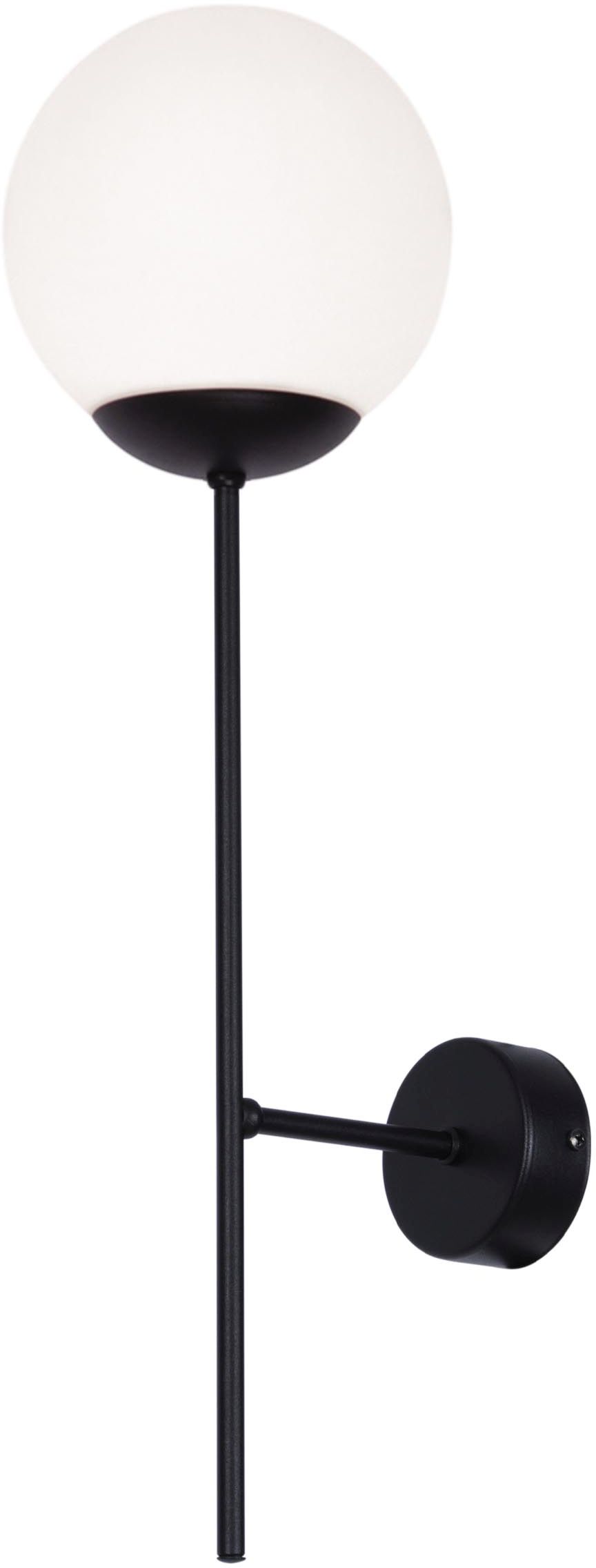 Kaja Savoy lampada da parete 1x40 W bianco-nero K-4926