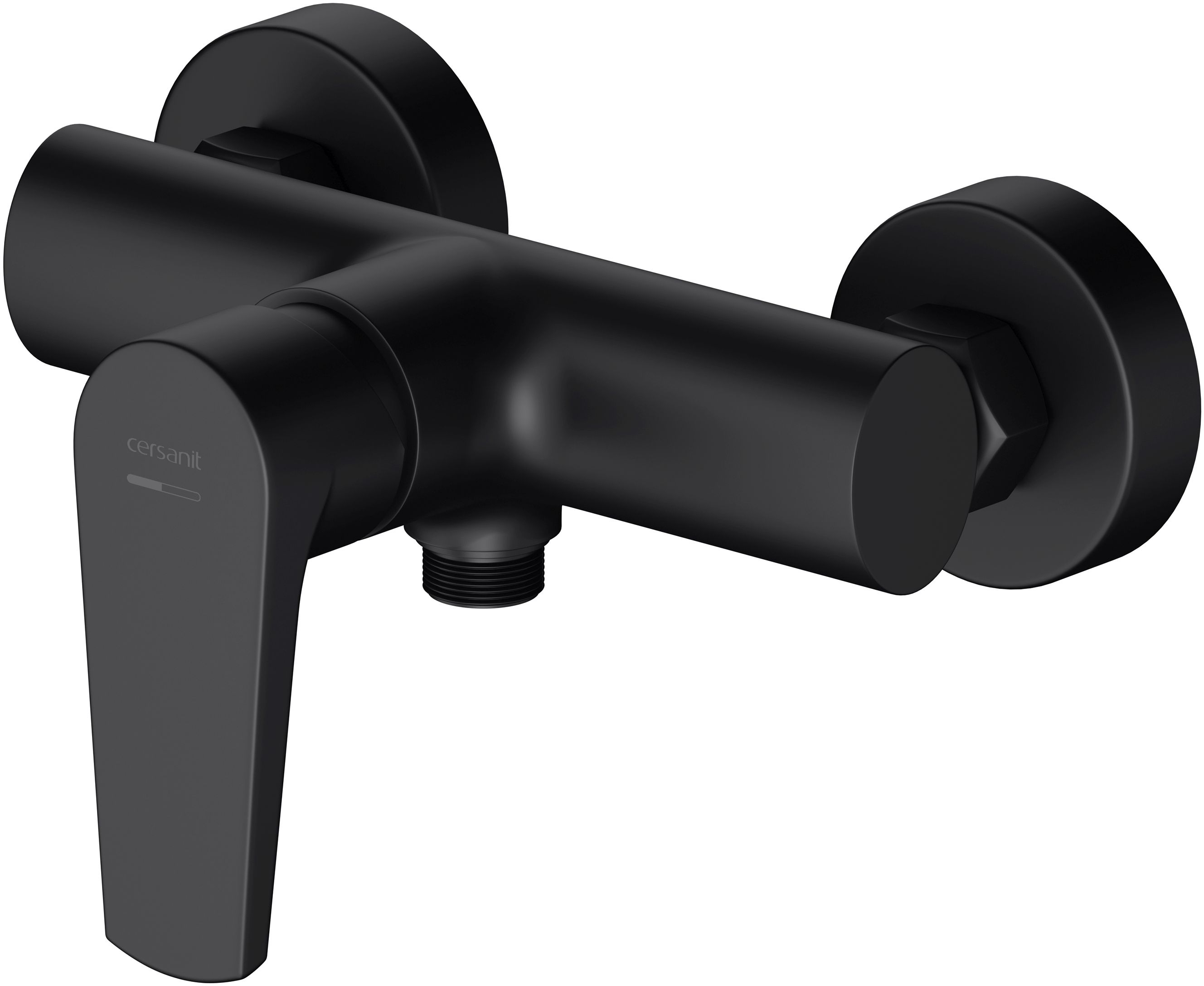 Cersanit Moduo rubinetto per doccia a parete nero S951-577